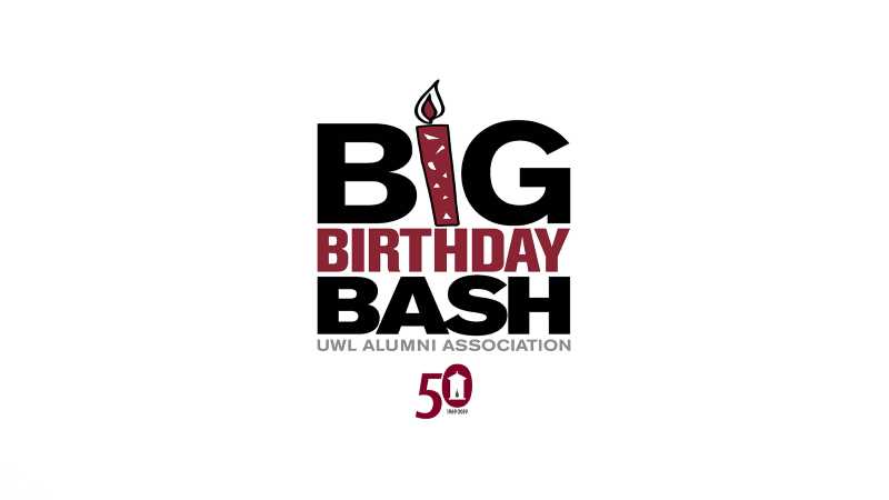 Logo that reads Big Birthday Bash UWL Alumni Association 50. The “i” of the word Big is a candle.
Read more →