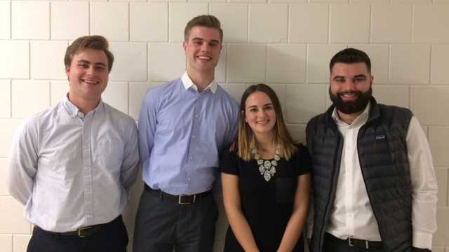 The winners in UWL’s Wisconsin Big Idea Tournament. They include, from left, Steven Lee, Anthony Volk, Elyse Janikian and Will Guerin.
Read more →
