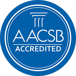 AACSB logo.