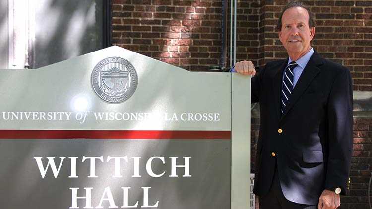 Bruce May, former CBA dean, outside Wittich Hall, the future location of the CBA. 
Read more →