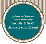 Faculty Staff Appreciation artwork. 