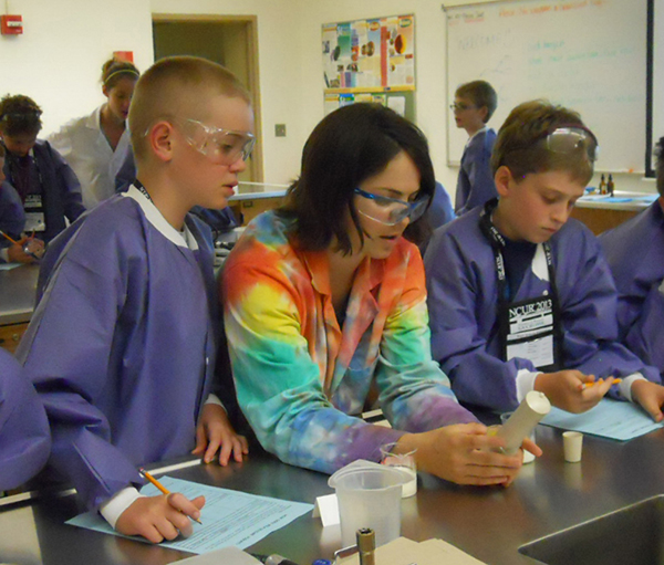 Boys in Science Exploration Camp