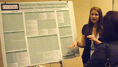 Brey Danielle Brey with poster.