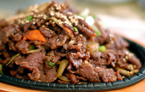 Bulgogi beef. 
