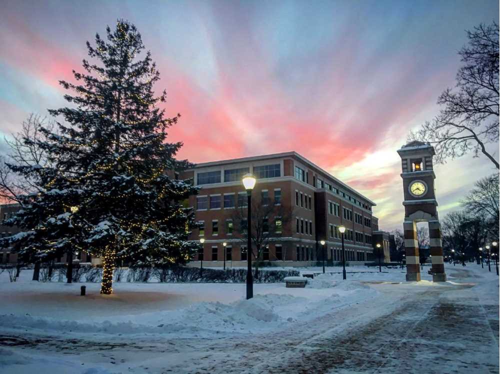 A sunset over Centennial Hall by UWL student Angie Wierzbicki.
Read more →
