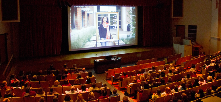 UW-L community watching Ethnic and Racial Studies videos