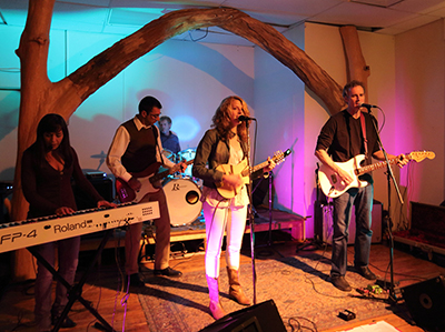 The FurLow Riders performing at Root Note.