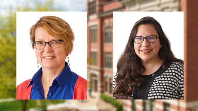 Beth Cherne, left, and Grace Engen will receive awards from UW System.
Read more →
