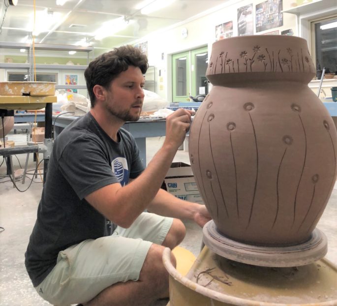 Jarred Pfeiffer, Joel’s son, will be an assistant professor of ceramics at UWL in fall 2019. He aims to organize a Clay Stomp at UWL.