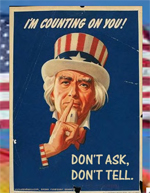 Don't Ask Don't Tell poster. 