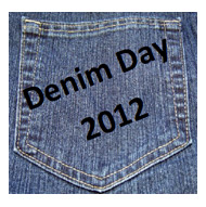 Denim pocket. 