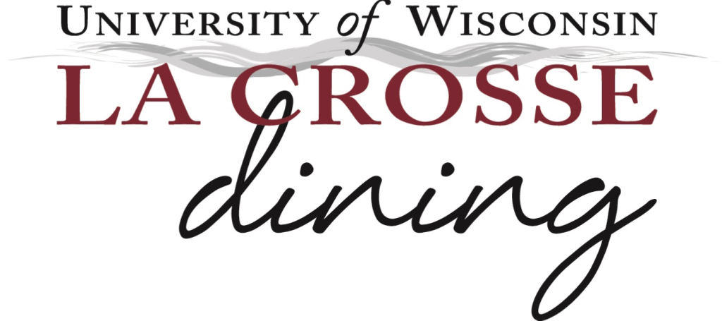 Logo that says "University of Wisconsin-La Crosse Dining Services."