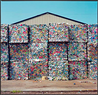 Artwork of garbage. 