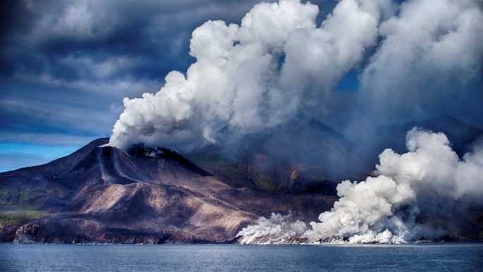 The Kuril Islands are an extreme location to call home. One UWL alum is researching how people lived here on and off for 7,000 years. Volcanic Eruption, Chirpoy Islands, Kuril Islands, Russia.
Read more →