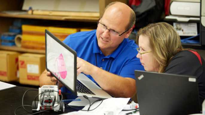 Tim Sprain, a UWL ME-PD program graduate and graduate faculty facilitator for UWL’s Institute for Professional Studies in Education, pictured during a workshop for teachers at UWL in 2017.
Read more →
