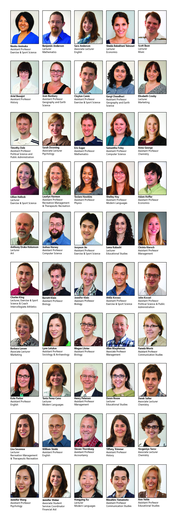 FacultyStaff2012 Faculty staff photos.