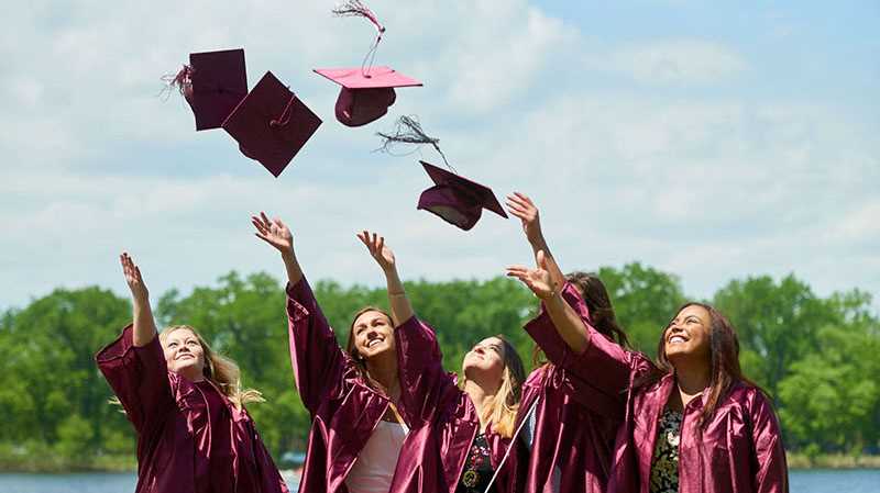 UWL graduates toss their mortarboards in the sky to celebrate their graduation.
Read more →
