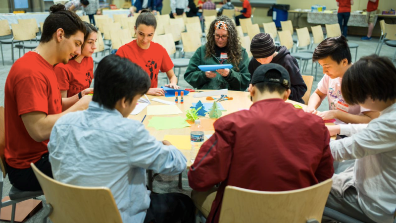 During Chinese Culture Day, UWL students helped plan activities such as Chinese calligraphy, paper-cut art, and blue and white porcelain pattern painting called Qinghua Ci.
Read more →
