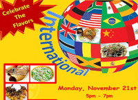 Food Tasting poster art. 