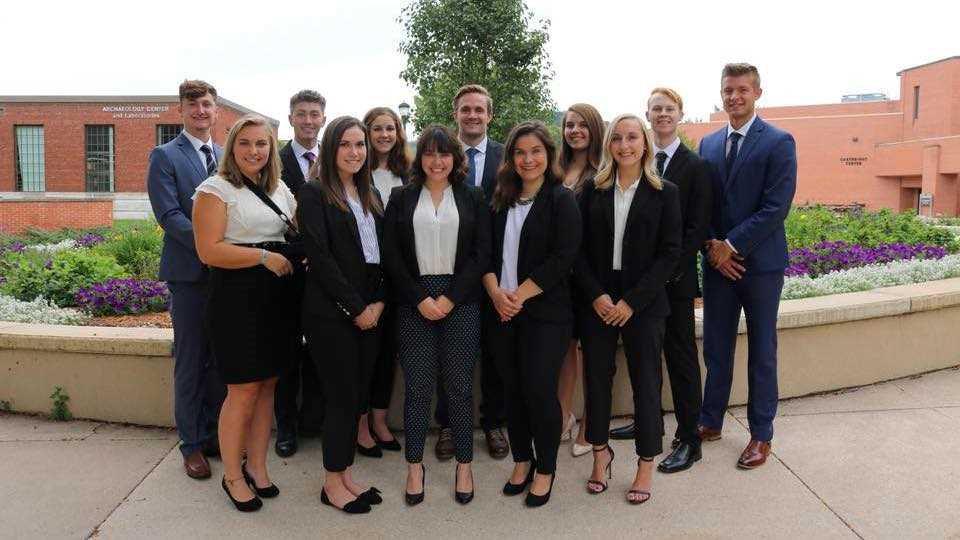 The executive board of UWL’s American Marketing Association chapter.
Read more →