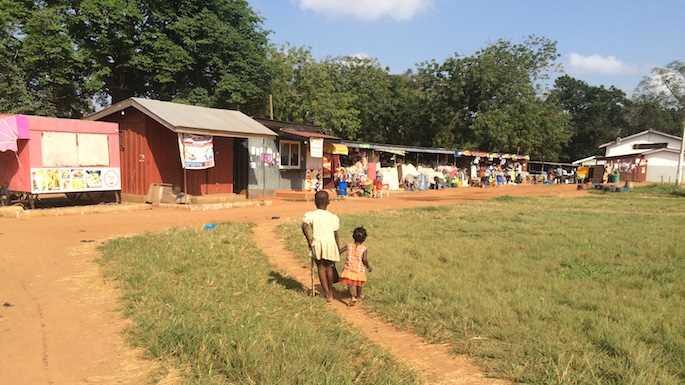 A market near Quincey Anderson’s residence hall while studying in Ghana.  
Read more →
