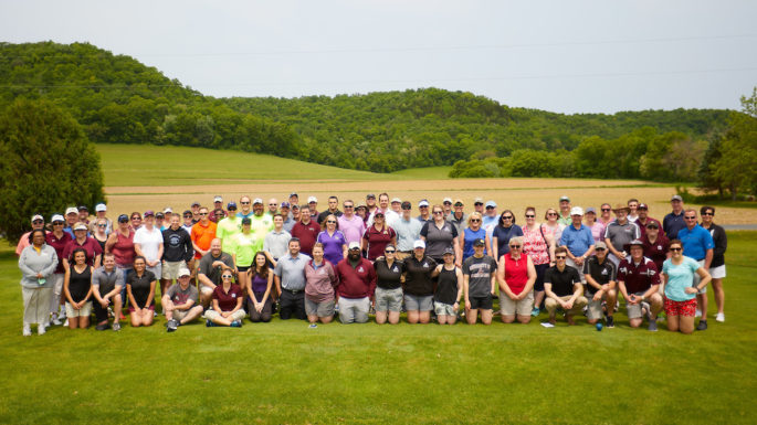 Division of Diversity and Inclusion & The Division of Student Affairs organizes the annual Multicultural Student Scholarship Golf Outing at Pine Creek Golf Course in La Crescent. The 2019 event on June 3 attracted 72 golfers from 16 teams. The organizing committee included: Mo Mc Alpine, Karmin Van Domelen, Matt Evensen, Megan Pierce, Patrick Heise and Troy Richter.