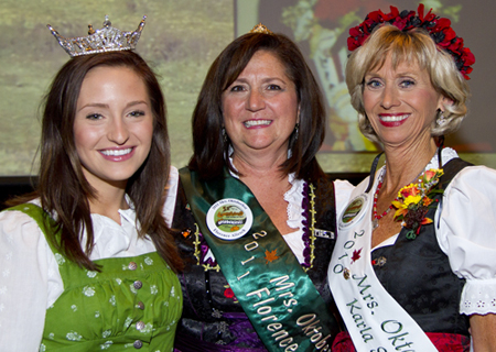 From left, Kate Gorman, UW-L senior and Miss La Crosse/Oktoberfest, Florence Aliesch, UW-L director of Creative Services and Mrs. La Crosse/Oktoberfest and Karla Stanek, UW-L director of Career Services and former Mrs. La Crosse/Oktoberfest