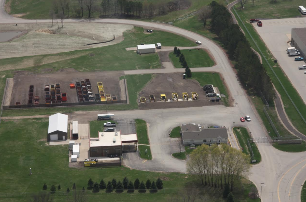 Eagle-eye view of the Green Tier landfill.