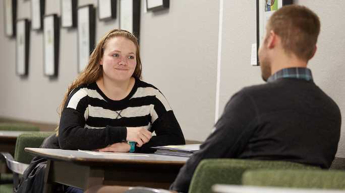 Kaley Heiman, a UWL senior Spanish minor and biology major, says the hard work of learning a language is paying off. She has been able to share her knowledge with others through a language conversation partnership between UWL and Gundersen Health System while meeting a professional in her field. Heiman starts physician assistant school in May at Carroll University in Waukesha, Wisconsin.
Read more →
