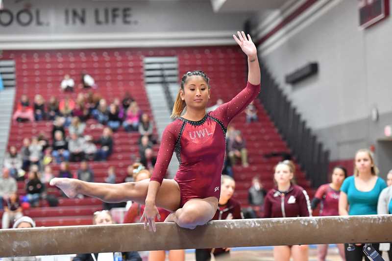 UWL senior Leah Spankowski competes on the beam in Mitchell Hall. UWL has won four out of five meets and is ranked No.1 in NCGA Div. III.
Read more →
