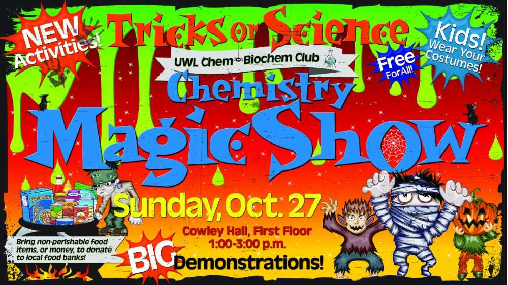 Tricks or Science, a Halloween Magic Show is set for Sunday, Oct. 27.
Read more →