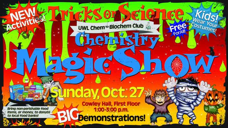 Tricks or Science, a Halloween Magic Show is set for Sunday, Oct. 27.
Read more →