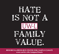 Hate logo.