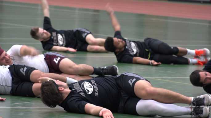 UWL student athletes stretch before hitting the weightroom as part of a collaboration between athletics and the ESS program.
Read more →
