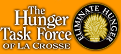 Logo for Hunger Task Force of La Crosse. 