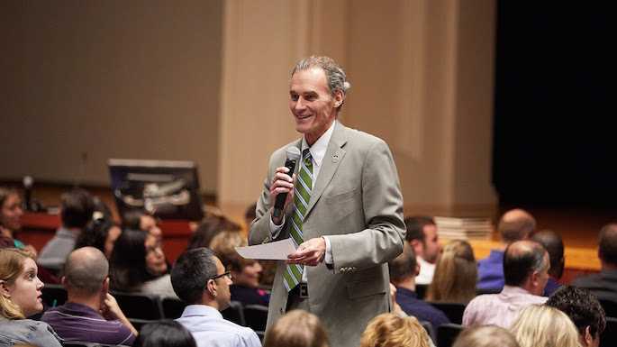 UWL Chancellor Joe Gow gave his annual All-University Address Wednesday, Aug. 30, in  Brian and Lori Hesprich Auditorium, Graff Main Hall.
Read more →