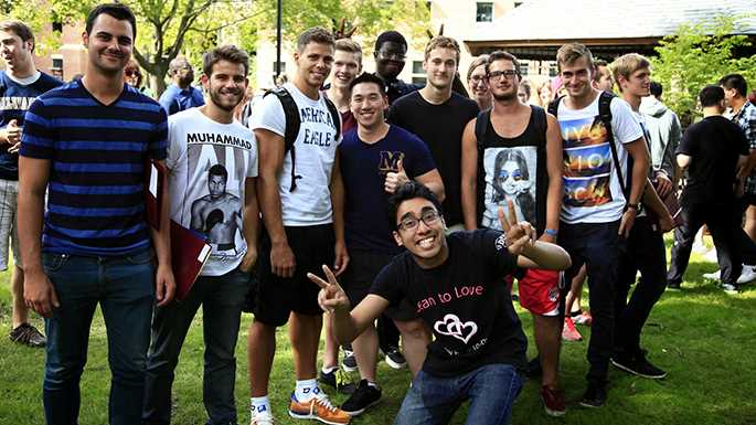 Students pose for a photo at the fall International Student Orientation.
Read more →
