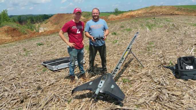 Jackson Radenz, with help from his research mentor, Niti Mishra, Geography and Earth Science, and Doug Kerns, a city of La Crosse employee, are using drones to survey a quarry in La Crescent. Kerns returned to UWL in 2014 to complete his degree. Geography courses opened him up to the potential of using drone technology in his work for the City of La Crosse. Here Radenz stands with Kerns, right. 
Read more →
