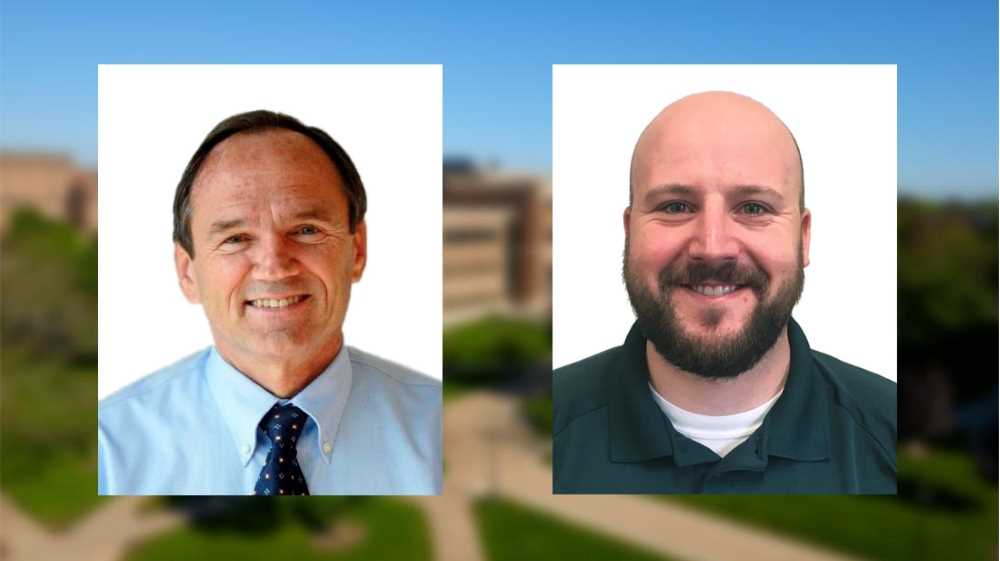 From left, Dan Kapanke, UWL alumnus and owner of the La Crosse Loggers, and Andrew Grobe, Parks and Recreation Department manager for Allegheny County, Pennsylvania, are speakers for the Spring Economic Speaker Series at UW-La Crosse.
Read more &rarr;
