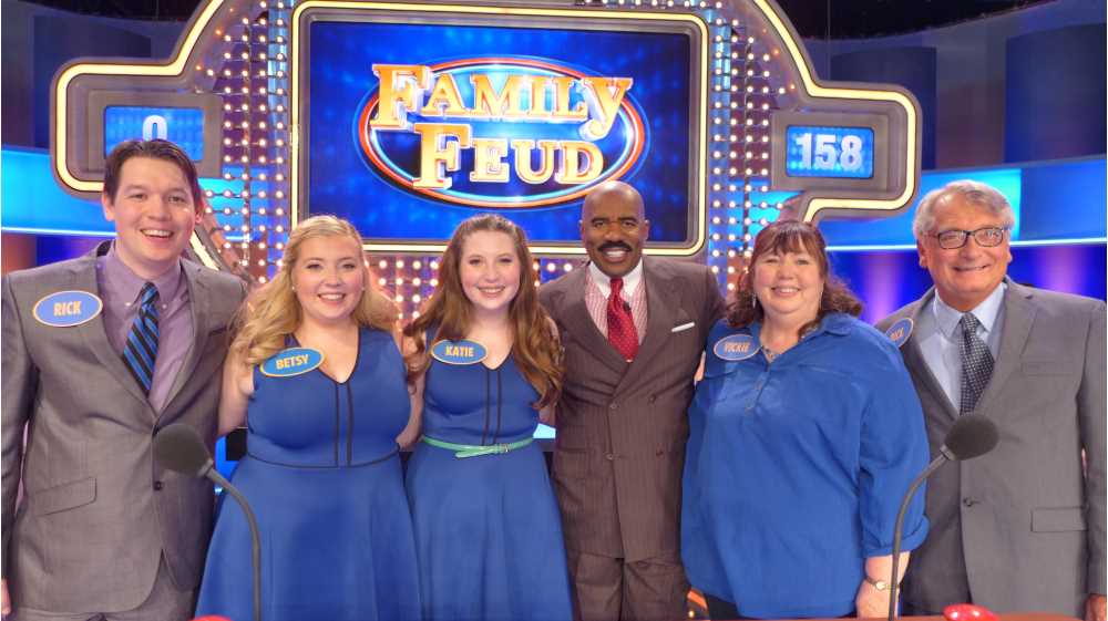 UWL-La Crosse senior Betsy Katschke, second from left, made it on the popular game show, “Family Feud.” She’s joined by brother Rick, and, from left, sister Katie, a ’14 UWL graduate, host Steve Harvey, mother, Vickie, and father, Dick. The Katschke family is from Franklin, Wisconsin. The show, taped in July, is scheduled to air at 3 p.m. Monday, May 1, on WLAX Channel 25, La Crosse. 
Read more →
