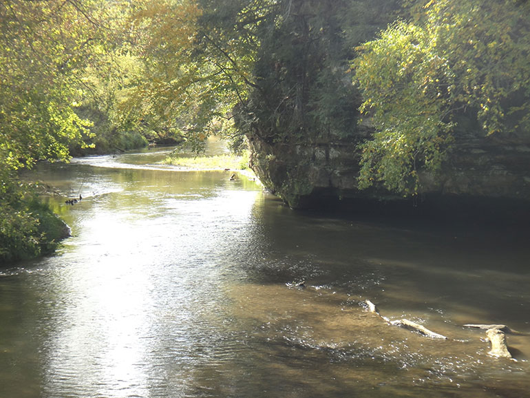 Photo of Kickapoo River.
