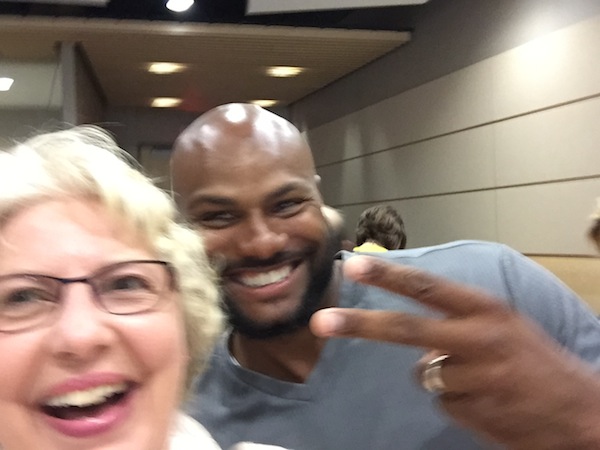 Susanne Koehler, Continuing Education, pictured with Alonzo Kelly. 