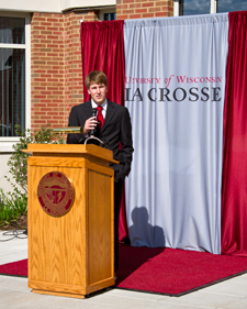 Jason Krug at podium.