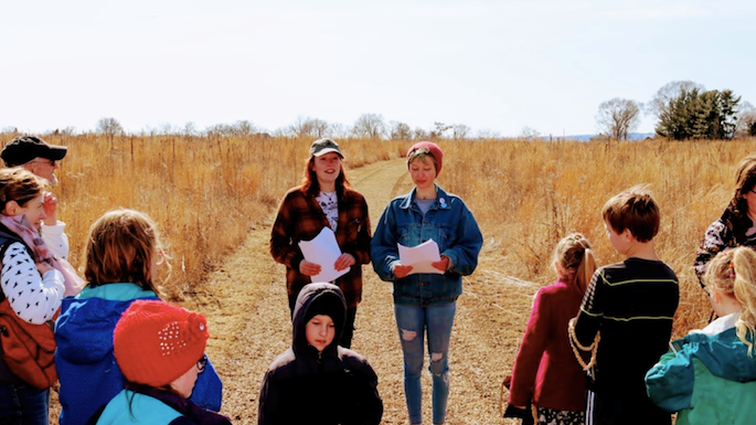 UWL students from left, Erynn McNeill and Megan Milbrath read during the hike.
Photo courtesy of UWL student Nathaniel Heili.
Read more →
