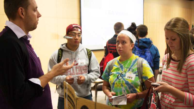 UWL freshmen pictured at the Fall 2015 College of Business Administration Meet & Greet.
Read more →

