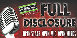 Artwork about open mic. 