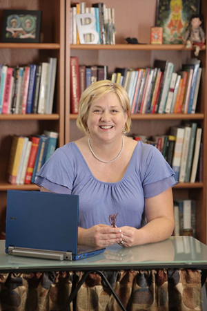 Betsy Morgan in her office. 