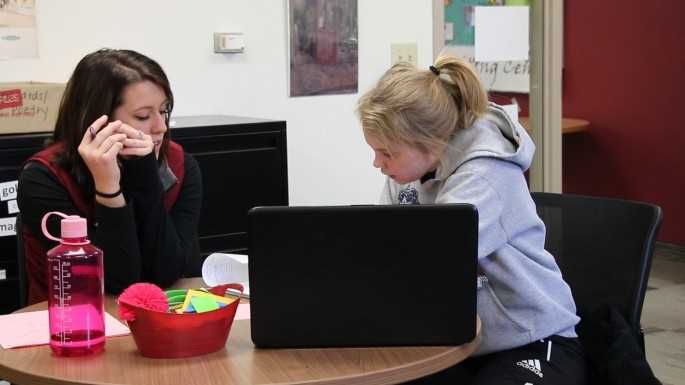Two UWL students work together in the Writing Center, located inside the Murphy Learning Center.
Read more →