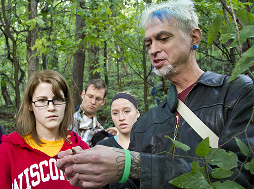 Image of Tom Volk instructing in Hixon Forest.