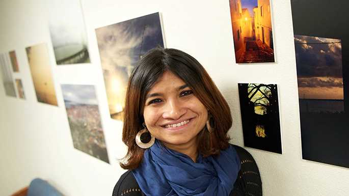 Economics faculty member Nabamita Dutta is one of the featured artists in Second Shift, an art exhibit at Murphy’s Mug featuring five UWL academics who are also artists. 
Read more →
